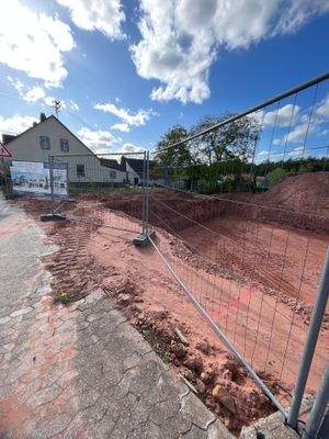 Bauplatz Stand September 2025