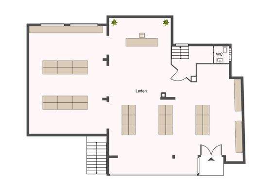 Ladenfläche Gewerbefläche Nr. 9 EG - Haus 92