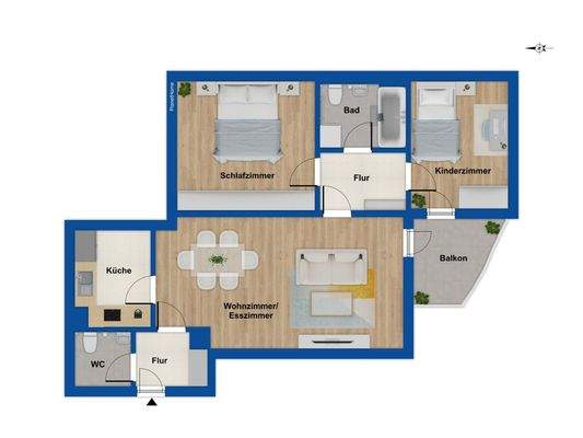 Grundriss - Erdgeschoss