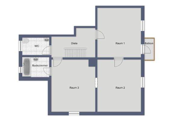 Grundriss Obergeschoss