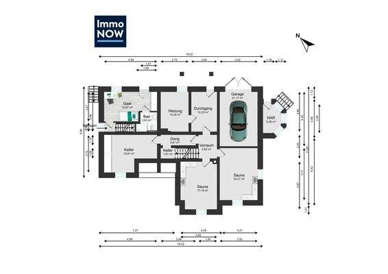 Grundriss Souterrain