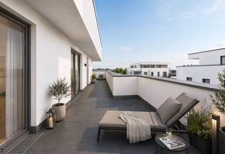 Visualisierung Dachterrasse Wohnung 43