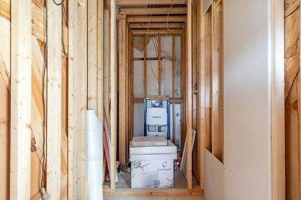 WC neben dem Schlafzimmer