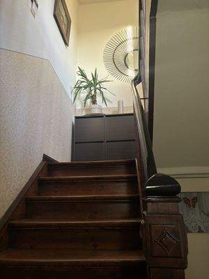 Treppe in die OG-Wohnung