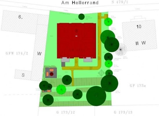 Freiflächen- und Lageplan