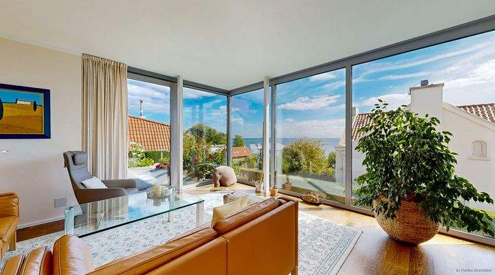 Wohnbereich mit Ostseeblick