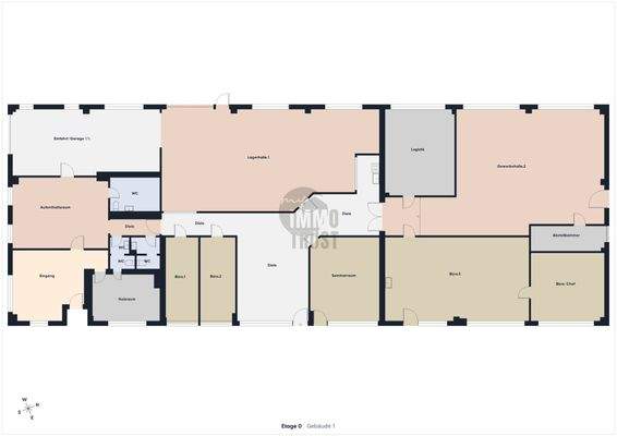 Grundriss Gewerbehalle