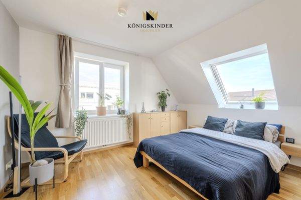 Perfekter Rückzugsort für Kinder und Jugendliche im Obergeschoss.