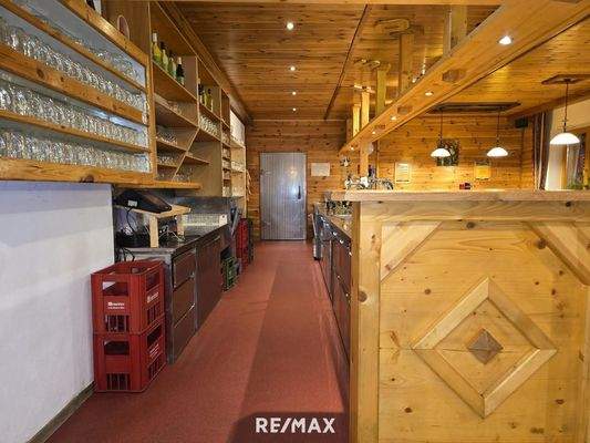 Bar, Zugang zum Kühlraum