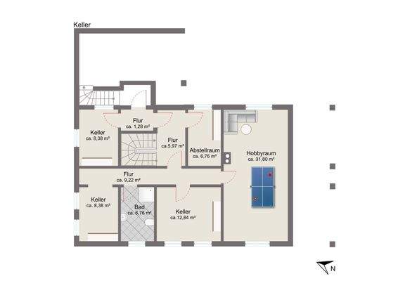 Grundriss Keller