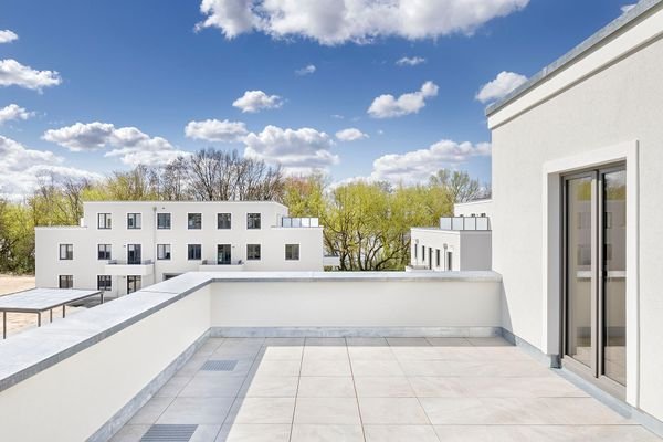 große Terrassen im Dachgeschoss