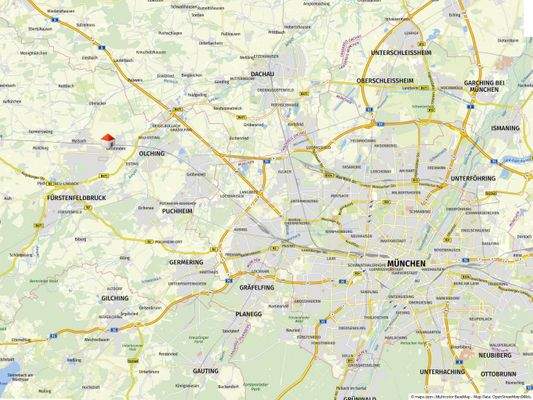 Geolyzer Kartenausschnitt