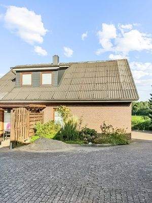 Seitliche Ansicht Haus