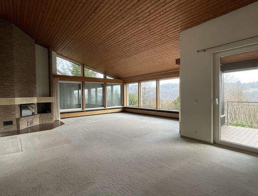 Wohnbereich mit Kamin