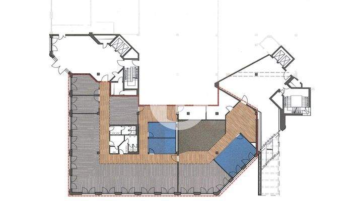 Erdgeschoss mit ca. 750 m²
