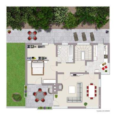 Exposeplan Erdgeschoss