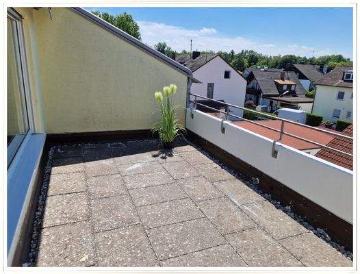 Dachterrasse nach Südwest