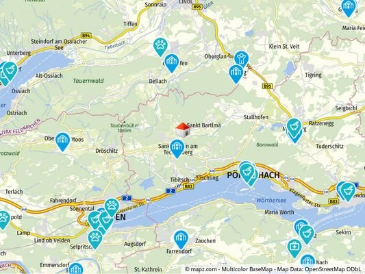Geolyzer Kartenausschnitt