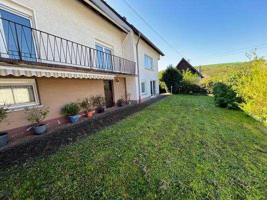 Balkon EG mit Gartenansicht