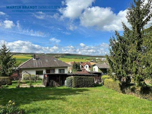 Panoramablick auf das Haus