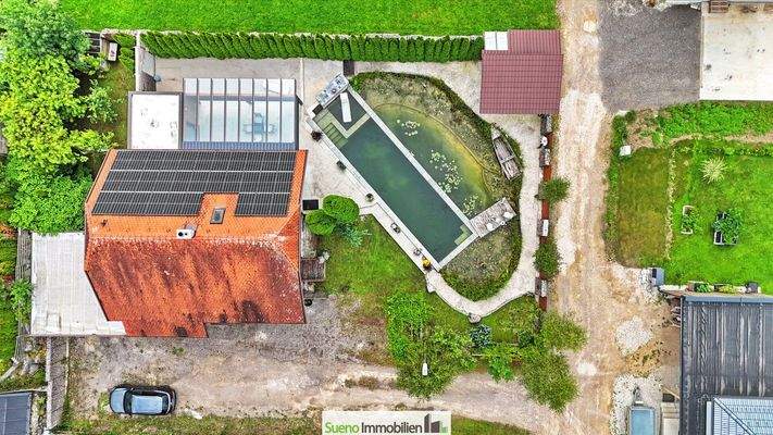 Drohnenansicht Vogelperspektive