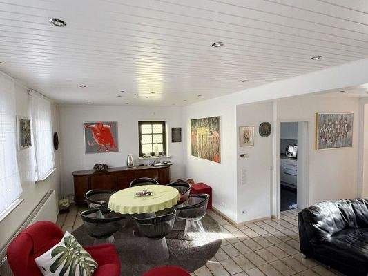 Blick ins Wohnzimmer