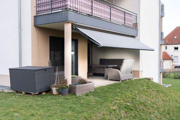 Überdachte Terrasse