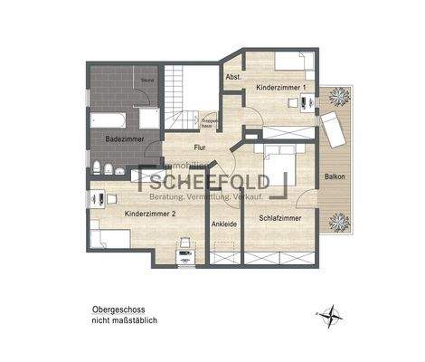 Grundriss Obergeschoss