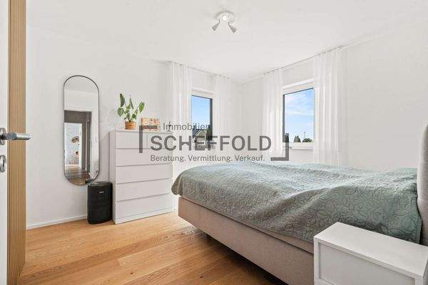 Schlafzimmer möbliert