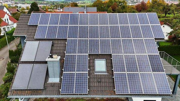 Photovoltaik und Solorthermie-Anlage