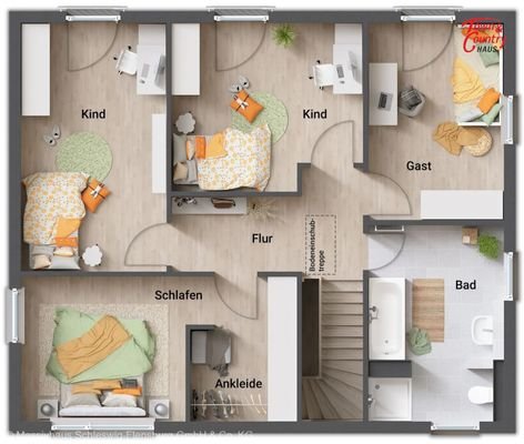 Grundriss OG zusätzliches Zimmer