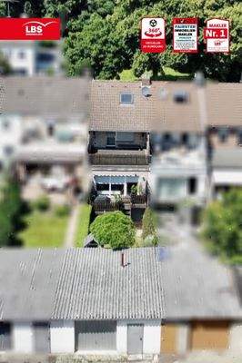 Rückansicht Vogelperspektive