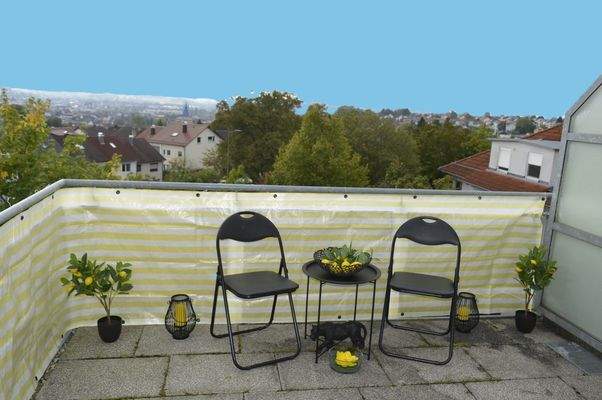 Balkon über den Dächern v. Eislingen