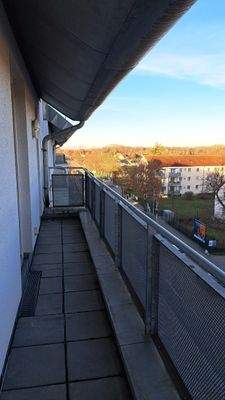 Balkonblick stadtauswärts