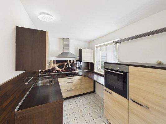 anliegende Einbauküche