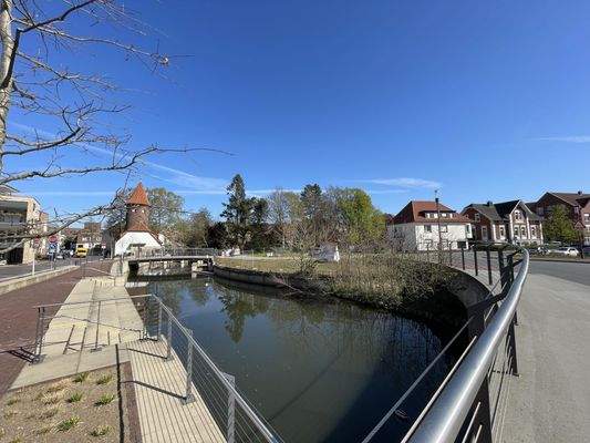 Blick in das Mühlenareal