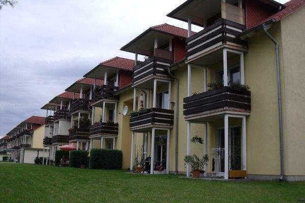 Rückseite der Wohnanlage