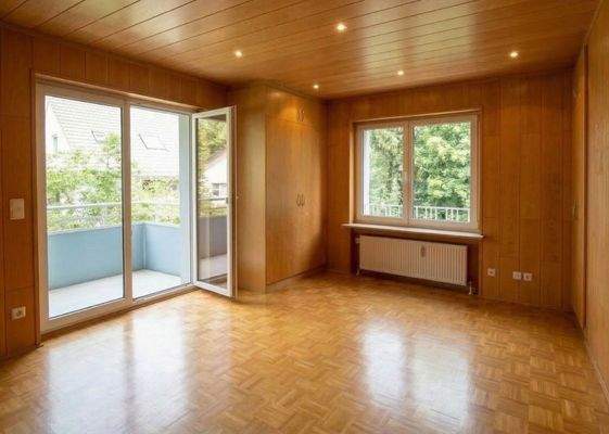 Schlafzimmer mit Balkon