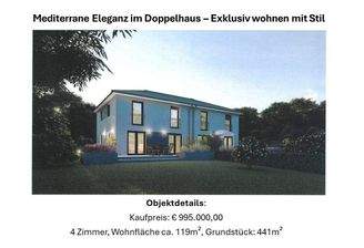 Mediterrane Eleganz im Doppelhaus 