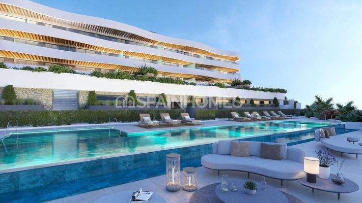 Spacious Apartments with Unique Sea Views in Mijas Costa