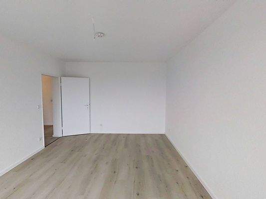 Ansicht II: Wohn- und Esszimmer