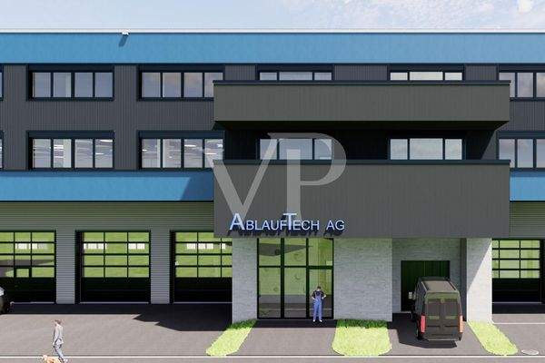 Aussenvisualisierung Haupteingang Westfassade