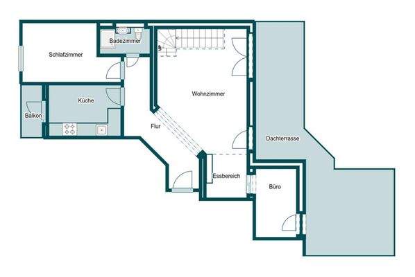 Grundriss Skizze 3.OG