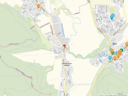 Geolyzer Kartenausschnitt