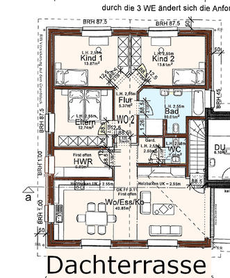 Grundriss Obergeschoss