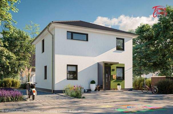 Ansicht Straße Vordach