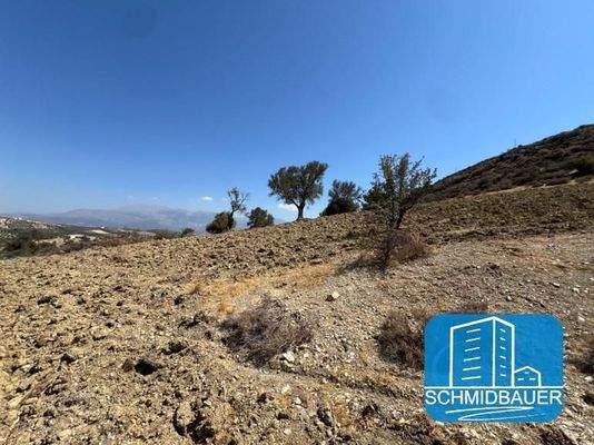 Kreta, Sivas: Grundstück mit herrlichem Meerblick am Ortsrand zu verkaufen