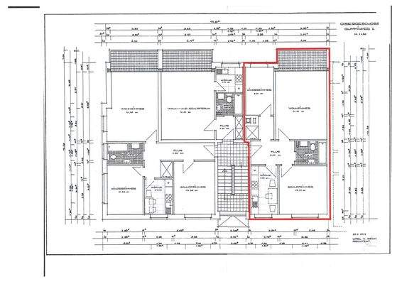 Grundriss der sanierten Wohnung