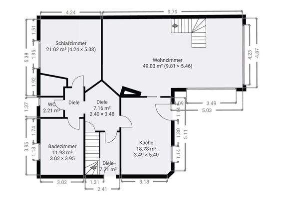 Grundriss Erdgeschoss