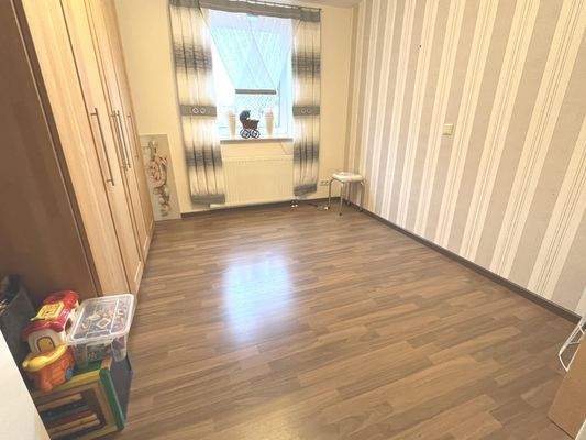 Eines der Kinderzimmer im Obergeschoss